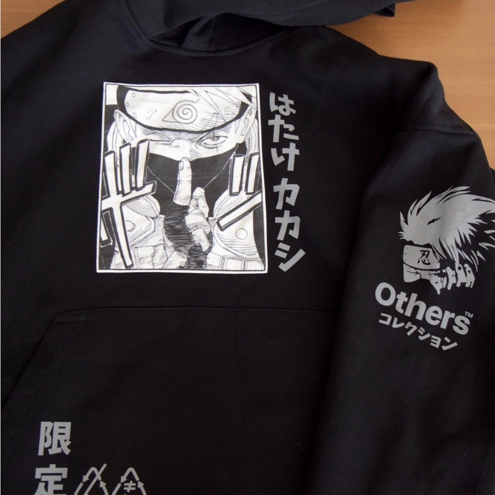Anime Hoodie Kakashi Naruto by Nikifilini Size S